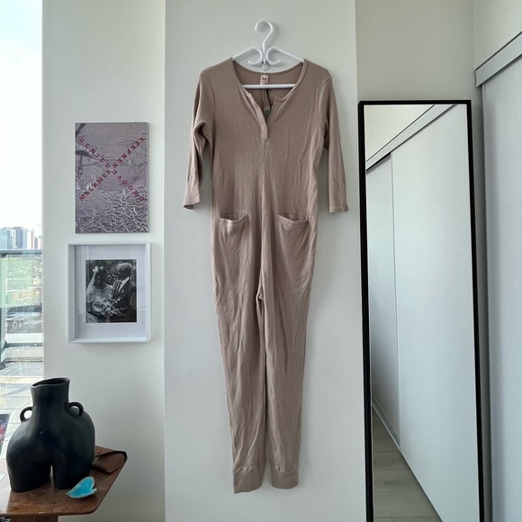 Smash + Tess Coffee Time Waffle Romper - Forever Fawn - Picture 5 of 10